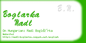 boglarka madl business card